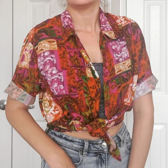 Vintage Tops - Vintage J.Ryan Button Up Blouse